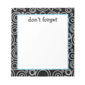 Bloc-note Fun Circle Pattern (Devant)