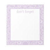 Bloc-note Fun Circle Pattern (Devant)