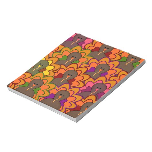 Bloc-note Fun Colorful Thanksgiving (Tourné)
