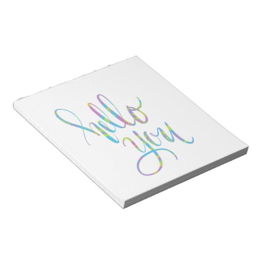 Bloc-note Fun lettrage. (Incliné)