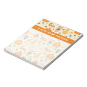 Bloc-note Fun Orange Fall Motif (Tourné)