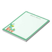 Bloc-note Fun Southwestern Poted Cactus Flowers Custom (Tourné)