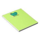 Bloc-note Funky Green Ram Chinois Année Zodiac Notepad (Incliné)
