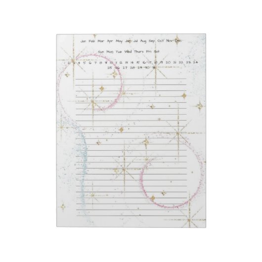 Bloc-note Funky Star (Tourné)