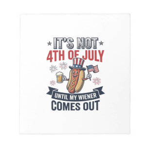 Bloc-note Funny 4th Of July Hot Dog Vintage Patriotic Shirt_