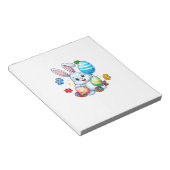Bloc-note Funny Autism Awareness Puzzle Easter Bunny Eggs Ki (Incliné)