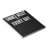 Bloc-note Funny Bbq Smoker Accessoire Pitmaster Papa Grillin (Incliné)