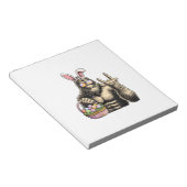 Bloc-note Funny Bigfoot Easter Egg Rock Sasquatch Easter Day (Incliné)