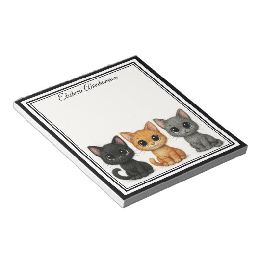 Bloc-note Funny Cats Peeking Note Pad (Incliné)