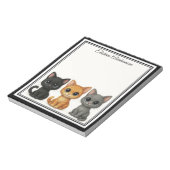 Bloc-note Funny Cats Peeking Note Pad (Tourné)