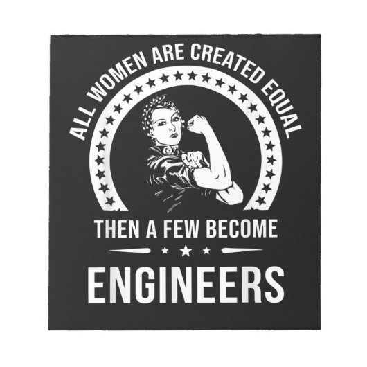 Bloc-note Funny Engineer For All Women (Devant)