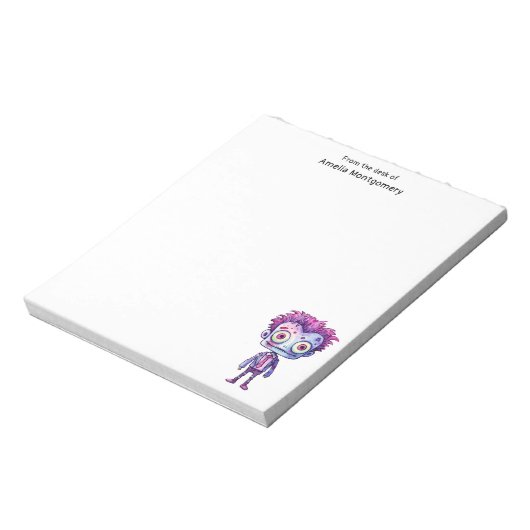 Bloc-note Funny Frankenstein Monster Halloween Fun (Tourné)