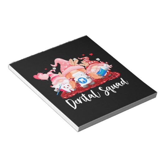 Bloc-note Funny Gnome Dental Squad Leprechaun Dentist (Incliné)