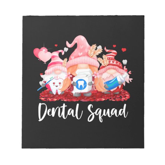 Bloc-note Funny Gnome Dental Squad Leprechaun Dentist (Devant)