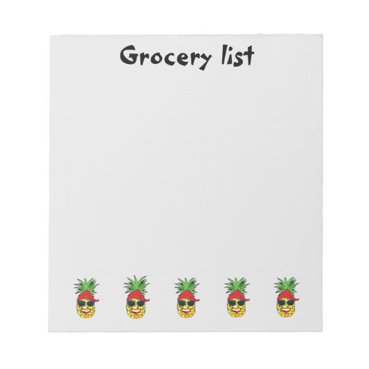 Bloc-note Funny Grocery (Devant)