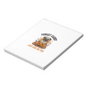 Bloc-note Funny Halloween Pug Forget Candy Shirt Design_1 (Tourné)