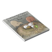 Bloc-note Funny Kiwi Birds Tending Their Fruit (Incliné)