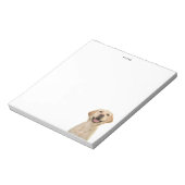 Bloc-note Funny Labrador Retriever Dog Personalized Name (Tourné)