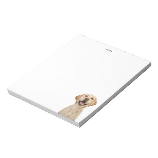 Bloc-note Funny Labrador Retriever Dog Personalized Name (Tourné)