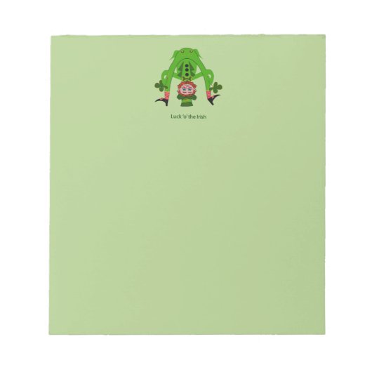 Bloc-note Funny Leprechaun (Devant)
