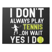 Bloc-note Funny Lover Player (Devant)