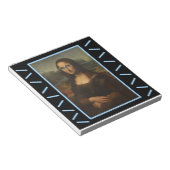 Bloc-note Funny Mona Lisa nerd verre (Incliné)