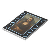 Bloc-note Funny Mona Lisa nerd verre (Tourné)