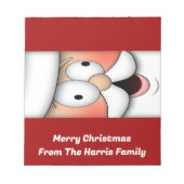 Bloc-note Funny Père Noël Christmas Candy Bar Wrappers Faveu (Devant)