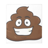 Bloc-note funny poop emoji (Devant)