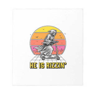 Bloc-note Funny Reaper Scooter Vintage Sunset Shirt Design_1