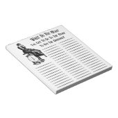 Bloc-note Funny Steampunk Shopping Liste d'épicerie (Incliné)