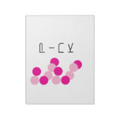 Bloc-note Fusion rose harmonieuse (Tourné)