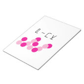 Bloc-note Fusion rose harmonieuse (Incliné)