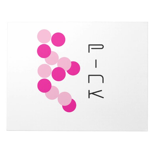 Bloc-note Fusion rose harmonieuse (Devant)