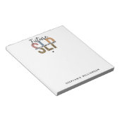 Bloc-note Futur personnalisé Empreinte de léopard de Patholo (Incliné)