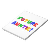 Bloc-note Futur Tante Couleurs primaires T-shirts et cadeaux (Tourné)