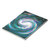 Bloc-note Galaxie d'émeraude et de violet (Tourné)