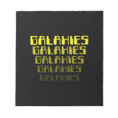 BLOC-NOTE GALAXIES GALAXIES GALAXIES GALAXIES GALAXIES GALAX (Devant)