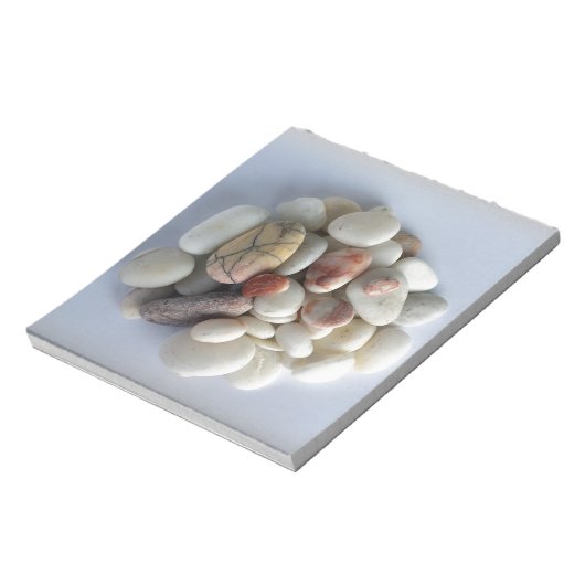 Bloc-note galets blancs (Tourné)