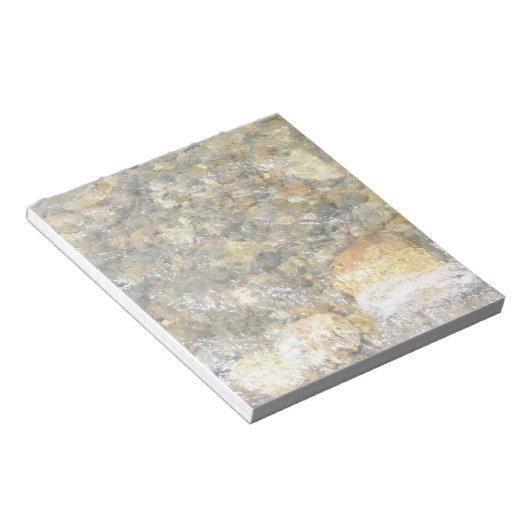 Bloc-note Galets Brown et gris naturel Abstrait (Incliné)