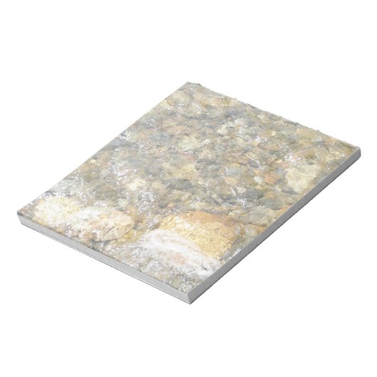 Bloc-note Galets Brown et gris naturel Abstrait (Tourné)