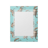 Bloc-note Galloping Espagnol Stallions Aqua Arrière - plan (Tourné)