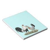 Bloc-note Gamefowl argenté (Incliné)