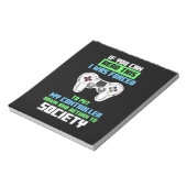 Bloc-note Gamer A Été Forcé De Cotroll Game (Tourné)