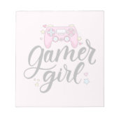 Bloc-note Gamer fille (Devant)