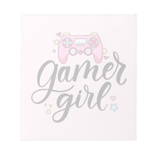 Bloc-note Gamer fille (Devant)
