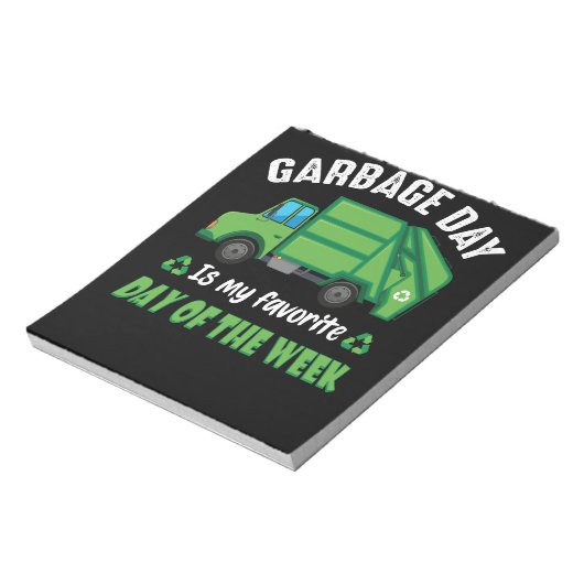 Bloc-note Garbage Day Kids City Garbage Truck (Tourné)