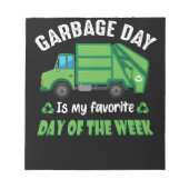 Bloc-note Garbage Day Kids City Garbage Truck (Devant)