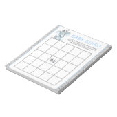 Bloc-note Garçon Elephant Baby shower Bingo Cartes de jeu (Tourné)