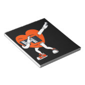 Bloc-note Garçons Valentines Jour Dabbing Coeur Drôle Garçon (Incliné)